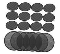 SHINEOFI 50pcs Adhesive Speaker Mesh Stickers Dust Covers for Electronic Products PVC Dustproof Speaker Nets Protect Loudspeakers and Headphones Without Affecting Sound Quality
