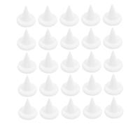 SHINEOFI 50pcs Ceramic Kiln Nails Refractory Heat Resistant Support for Pottery Kilns Reusable Nails Enhancing Firing Quality and Even Heating for DIY Clay Art Projects