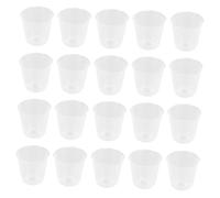 SHINEOFI 50Pcs Clear Plastic Nursery Pots for Succulent Plants Orchid Seedlings Small Planting Containers for Indoor Garden Balcony Houseplants