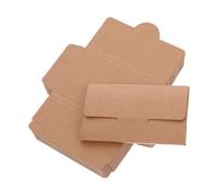 SHINEOFI 50PCS Kraft Paper Card Sleeves for Key Cards Anti-demagnetization Multipurpose Storage for Hotels Restaurants Gyms and Retail Use