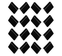 SHINEOFI 50pcs Large Black Silicone Non-slip Hanger Grips Protective Covers for Pants Clips Anti-drop Strips Suitable for Wooden and Plastic Clothes Hangers in Home and Store Use