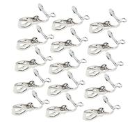 SHINEOFI 50pcs Metal Clip-on Earring Base Triangle Findings for DIY Jewelry Making Non-Pierced Ear Clips Smooth Surface Accessories for Women Craft Supplies