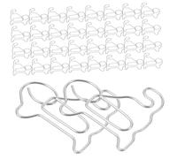 SHINEOFI 50pcs Metal Paper Clips for Sitting Dog Bookcase Office Clips Document Paper Creative Shape