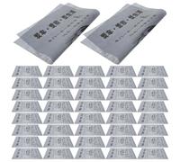 SHINEOFI 50pcs Non-woven Disposable Car Floor Mats Grey Automotive Foot Pad Protectors Auto Carpet Liners for Vehicle Interior Use at Car Wash and Service Shops