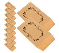 SHINEOFI 50pcs Small Self-Sealing Kraft Paper Envelopes for Coins Money Seeds Mini Coin Pouches with Adhesive Closure Brown Paper Change Envelopes for Office School Use