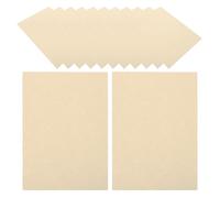 SHINEOFI 50pcs Vintage A4 Parchment Paper Sheets for Writing and Printing, Double-Sided Classic Light Brown Paper with Smooth Surface, Retro Style for Resumes and DIY Crafts
