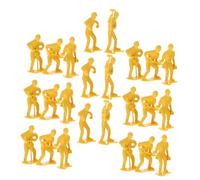 SHINEOFI 54Pcs Engineering Workers Model Set Lifelike Miniature Figures for DIY Model Making Creative Play Safe Durable Plastic Kit for Enthusiasts