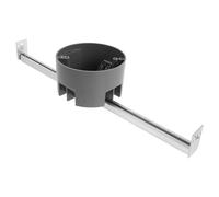 SHINEOFI 55lbs round Ceiling Fan Brace Electrical Box Mounting Bracket with Adjustable Support Bar for Secure Installation Metal Construction Suitable for Light Fixtures and Fan Mounts