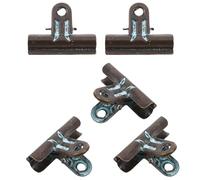 SHINEOFI 5Pcs 48Mm Vintage Bulldog Clips Retro Iron Paper Fasteners Small Office Binder Clips for Photos, Documents, Memo Notes and Craft Organizing