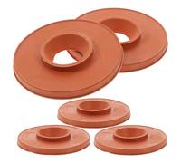 SHINEOFI 5Pcs 75Mm Buchner Funnel Adapter Filter Pads for Flask Filtration Laboratory Rubber Filter Mat Set, Professional Chemistry Experiment Supplies with Random Colors Random Color