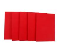 SHINEOFI 5pcs A5 Red Solid Diploma Cover Paper Certificate Holders Blank Graduation Document Protectors with Inner Sheet, Certificate Decorative Paper Folder for Academic Awards