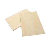 SHINEOFI 5pcs Basswood Plywood Natural Unfinished Cutouts for Crafts Pyrography and Painting Smooth Safe for Boys and Girls and Beginners
