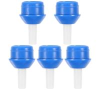 SHINEOFI 5pcs Blue Desoldering Pump Tips High-Temperature Resistant Aluminum Solder Sucker Nozzle Accessories for Industrial Soldering and Electronics Repair