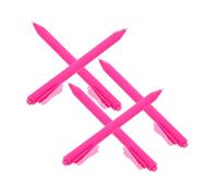SHINEOFI 5pcs Cancer Awareness Ribbon Ballpoint Pen Pink Decorative Festival Writing Pens with Comfortable Grip Smooth Ink Flow for Volunteers and Fundraising Activities
