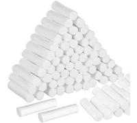 SHINEOFI 5Pcs Dental Cotton Rolls 1.50X0.28In Highly Absorbent Hemostatic Swabs for Dental Cleaning and Extraction Procedures Oral Supplies