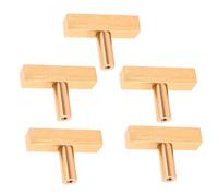 SHINEOFI 5pcs Elegant Minimalist Drawer Pull Knobs Sturdy Cabinet Handles for Wardrobe Dresser and Kitchen Furniture Quick Installation Stylish Touch to Home Decor