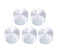 SHINEOFI 5pcs Gas Stoves Control Knobs Aluminium Alloy Cooktop Burner Control Knob Part Adaptation Fine Workmanship Replacement for Gas Stove