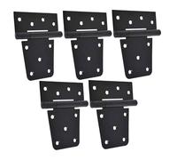 SHINEOFI 5pcs Heavy Duty Metal Gate Hinges Barn Door Hinges for Garden Fence Shed and Gate Support Exterior Fence Hardware for Secure Deck and Outdoor Use
