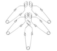 SHINEOFI 5pcs Large Metal Test Tube Clamps 5.7inch Spring Clips Laboratory Support Grippers for Science Experiments and Test Tube Stands