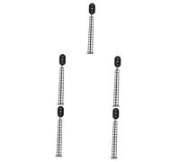 SHINEOFI 5pcs Luminous Railway Signal Light Model Sand Table Ornament for Mini Houses Landscape Decoration Stylish Train Signal Lamp