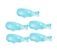 SHINEOFI 5Pcs Mini Resin Shark Figurines Tiny Ocean Animals Ornaments for DIY Aquarium Garden Landscape Decoration Bright Detailed Crafting Accessories for Car Balcony