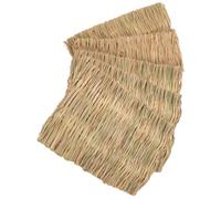 SHINEOFI 5pcs Natural Woven Grass Bed Mat and Summer Cooling | Safe Chewing Outlet, Foot Protection, Odorless Woven Surface, Beige Finish for Rabbits and Guinea Pigs