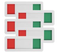 SHINEOFI 5pcs Office Privacy Sign, Sliding Door Indicator Vacant/occupied Acrylic Sign for Meeting Room Conference Room Business Doors
