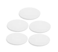 SHINEOFI 5pcs Oval Oil Painting Canvas Boards with Stable Wood Frames Blank Cotton Cloth for Acrylic and Oil Painting Art Panels for Artists Students and Home Decor