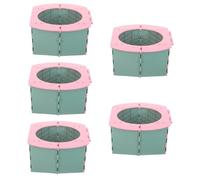 SHINEOFI 5pcs Portable Potty Training Toilet for Boys and Girls Foldable Travel Potty Seat Easy-Clean Material for Outdoor and Home Use