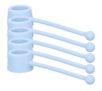 SHINEOFI 5pcs Portable Silicone Piano Finger Trainers for Students and Musicians, Practical Hand Strengthener to Finger Strength and Correct Posture, for Piano and Guitar Practice