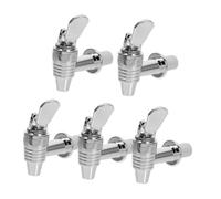 SHINEOFI 5pcs Replacement Water Cooler Faucet Tap Plastic Spigot Spout Beverage Lever Pour Valve for Water Jug Dispenser Bucket Accessories