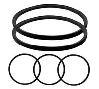 SHINEOFI 5Pcs Rubber Drive Belt for Washing Machine Durable Replacement Parts for Clothes Washer Compatible with Various Models Wear Elasticity Practical for Laundry Needs