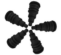 SHINEOFI 5pcs Rubber Firewall Grommets for Automotive Wire Bundles Black Rubber Cable Grommets Accommodating 3/8 to 1 Inch Diameter Wires Stable Performance in Seasons