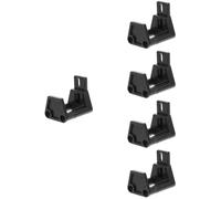 SHINEOFI 5pcs Sliding Door Floor Guide Nylon Barn Door Stopper for Smooth and Stable Movement Durable Floor Mount Easy Installation