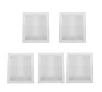 SHINEOFI 5pcs Small Kraft Paper Drawer Boxes with Transparent Window Lightweight Packaging Containers for Birthday Party Favors Weddings Christmas and Candy Storage