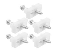 SHINEOFI 5pcs Speaker Screw and Kit for Door Panel Snap Fastener Fixing with Isolation Washers Non-damage Rear Door Subwoofer Grille Mounts Compatible with Honda