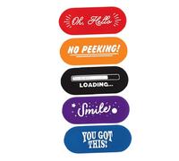 SHINEOFI 5pcs Webcam Privacy Covers Laptop Camera Lens Anti-peeping Protection Set for Remote Work and Video Calls Creative Phone Webcam Cover