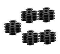 SHINEOFI 5sets Replaceable Plastic Bobbins for Sewing Machines Durable Wear Resistant Thread Spools Smooth Rotation Sewing Accessories Compatible with Multiple Models 12pcs*5