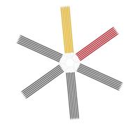 SHINEOFI 6 Boxes Colorful Woodworking Pencil Refills of Precision Marking Tools for Carpenters Woodworkers for Deep Hole Applications Total