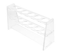 SHINEOFI 6-hole Acrylic Test Tube Rack for 50ml Centrifuge Tubes Laboratory Sampling Stand for Scientific Experiments and Sample Storage