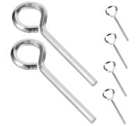 SHINEOFI 6 pcs Metal Standard Hex Key for Door Exit Devices Allen Wrenches with High Hardness for Automotive Bikes and Emergency