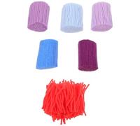 SHINEOFI 6 Rolls Precut Latch Hook Yarn Assortment for Crochet and Knitting Projects, Colorful Rug Hook Yarn Kit for DIY Pillows, Cushions, Tapestries, and Rugs in Home Decor