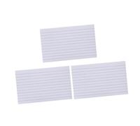 SHINEOFI 600pcs Double-Sided Lined Index Cards Thick Flashcards for Study Note Taking School Office Presentation Reference Aid