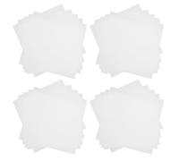 SHINEOFI 60pcs Scientific Lab Filter Paper Square Shape White Cellulose Paper for Analytical Separation and Large Format Use in Sample Collection and Testing Research