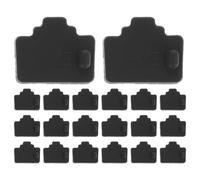 SHINEOFI 60pcs Silicone Rj45 Dust Plugs for Desktop Computer Port, Ethernet Jack Cover with Easy Installation and Stable Connectivity, Black Ethernet Socket Dust Caps Protector for Network