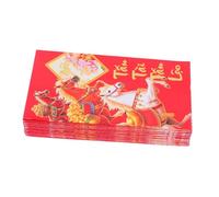 SHINEOFI 60pcs Spring Festival Red Envelopes for The Year of The Horse Vietnamese Hong Bao Spring Festival Red Packets Zodiac Packet Horse Lucky Money Bag Asian Pocket Leopard Paper