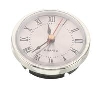 SHINEOFI 65mm Quartz Clock Insert round Roman Numeral Face Replacement Part | Plastic Construction, Frameless Design, Easy Assembly, Supports Repairs and Upgrades, Fits Standard Dial Plates