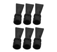 SHINEOFI 6pcs Aquarium Duckbill Outflow Nozzles for Aquatic Tanks and Water Pumps, Black PC Plastic Adjustable Water Return Valve, Prevents Strong Currents and Splashing, for Efficient