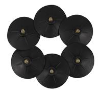 SHINEOFI 6pcs Boxing Bag Suction Cup Base Replacement with M8 Thread High Suction Power Sandbag Sucker for Stable Freestanding Punching Bag Parts and Boxing Supplies