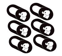 SHINEOFI 6pcs Elephant Pattern Webcam Cover Slider Privacy Protection for Laptop Tablet Mobile Devices Ultra Thin Design Strong Adhesive Secure Your Privacy